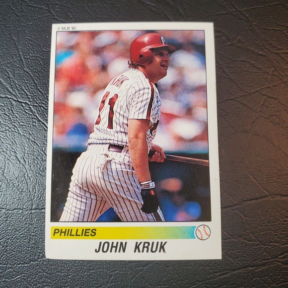 Other - John Kruk 1990 Panini Baseball Sticker #310 EX Philadelphia Phillies MLB